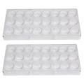 2 Pack Polycarbonate Chocolate Mold for Jelly,truffle,sweets,bonbons