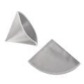 Stainless Steel Coffee Filter Drip Cone Paperless Coffee Filter 2pc