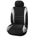 Front Car Seat Covers Front Airbag Ready , 2-piece Set(black + Grey)