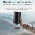 Portable Electric Coffee Grinder Brewed Coffee Maker Black