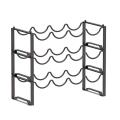 3-tier Stackable Wine Rack,wine Storage Holder for Kitchen Countertop