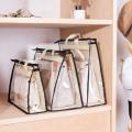 Breathable Clear Women Purse Dust Cover Bag for Dust Moisture Proof