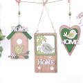 Wood Adorable Bunny Spring Decoration Plaque for Easter Plaque