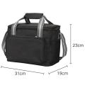 Insulated Picnic Bag Sided Beach Cooler Bag for Outdoor Travel Gray