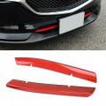 For Mazda Bumper Front Grille Cover Exterior Modification Car Styling