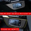 Car Carbon Fiber Central Gear Shift Panel Control Panel Decal