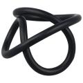 110mm X 5mm Black Rubber Industrial Flexible O Ring Seal Washer