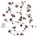 Led Christmas Pine Cone Light String, for Christmas Decoration 79inch