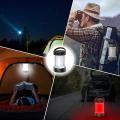 Camping Lantern Solar Camping Lights with 4 Modes,camping Lamp,black