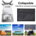 Stainless Steel Folding Camping Wood Stove, for Backpacking,outdoor