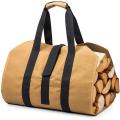 Firewood Log Carrier Bag Durable Tote with Handles for Camping Gifts