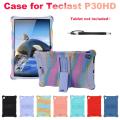 Silicone Case for Teclast P30hd with Pen (camouflage Pink Purple)