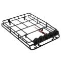 Luggage Carrier Roof Rack with Led Roof Light for Mn D90 1/12 Rc Car