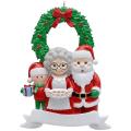 Santa Claus Family Of 3, Christmas Tree Ornament - Santa Winter Gift