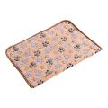 Pet Blankets for Dogs In Autumn and Winter Coral Fleece(coffee Color)