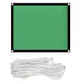 Green Hdpe Plastic Net Sun Shade Sail Sunscreen Plants Cover 3x4m
