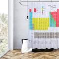 Periodic Table Of Elements Shower Curtain Waterproof Fabric Curtains
