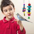 Bird Parrot Toys, 7 Packs Bird Swing Chewing Hanging Perches