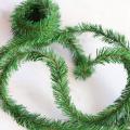 Pendant & Drop Ornaments- 5.5m Green Artificial Xmas Tree Rattan 2pcs