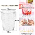 Clear Plastic Cups,silver Glitter Plastic Tumblers Reusable Drink