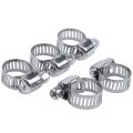 15 Pcs Stainless Steel 8mm to 12mm Hose Pipe Clamps Clips Fastener