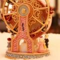 Rotatable Resin Ferris Wheel Bear Music Box Rotating Music Box