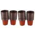 200 Pcs Plastic Plants Pots Container Round Lightweight Washable