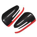 2 X Abs Side Door Rearview Mirror Cap Cover Trim for Mercedes Benz