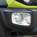 Car Front Fog Lamp Cover for Suzuki Jimny 2019-2022,abs Silver
