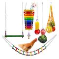 6 Pieces Chicken Toys for Coop, Chicken Swing and Xylophone Toy