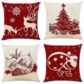 Throw Pillow Covers Christmas Decorative Couch Pillow Square Cushion