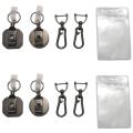 2 Pack Retractable Badge Holder,with Belt Clip with 2 Pcs Card Holder