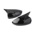 Abs Gloss Black Rearview Mirror Housing Side Mirror Cover Trim