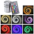 Colorful Rgb Spiral Hole Wall Lamp
