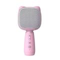 Bluetooth Microphone Mini Child Mic for Mobile Phone Karaoke Pink