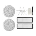 Replacement Parts Kit Washable Hepa Filter Mop Cloth Side Brush