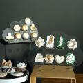 1pc Clear Cloud Acrylic Cupcake Donuts Holder Biscuits Display Rack L