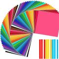 Permanent Vinyl for Cricut 58 Pack (30 Assorted Colors 12inchx12inch)