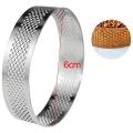 12 Pack Stainless Steel Tart Rings,perforated Cake Mousse Ring, 6cm