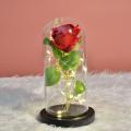 Rose Gift Decoration Rose Artificial Rose Gift Led Lamp Anniversary,a