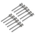 Stainless Steel Luer Lock Dispensing Needle Tip, 12 Gauge(pack Of 6)