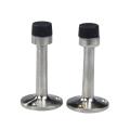 2pcs Cylinder Stainless Steel Door Stop Door Stoppers Stopper 75mm Buffer Wall Mounted