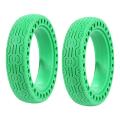 Rubber Solid Tire Front/rear Tires for Scooter for Xiaomi M365 Green