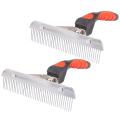 Pet Comb Extra-large Rake Comb Grooming Brush Deshedding Tool Comb