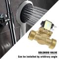 Water Valve Switch G3/4 Inch Brass Solenoid Valve Ac220v for Heater