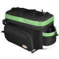Bicycle Water Repellent Pannier Bag Durable Cycling Pouch,green