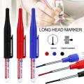 Sipa 3 Pcs 30mm Long Head Deep Hole Marker Multifunction Marker Pen