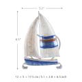 Creative Sailing Boat Napkin Iron Napkin Holder Ornament Paper Case