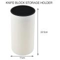 Universal Knife Holder,for Protecting Blade Space Saver(white)