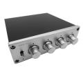 Hifi Lossless 1 Input 4 Output Rca Hub Audio Distributor (silver)